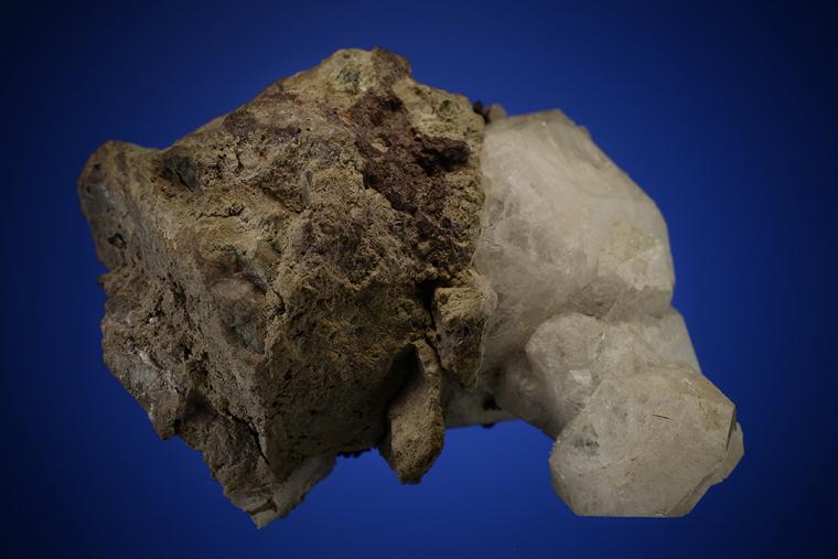 ANALCIME with COPPER and FLUORAPOPHYLLITE